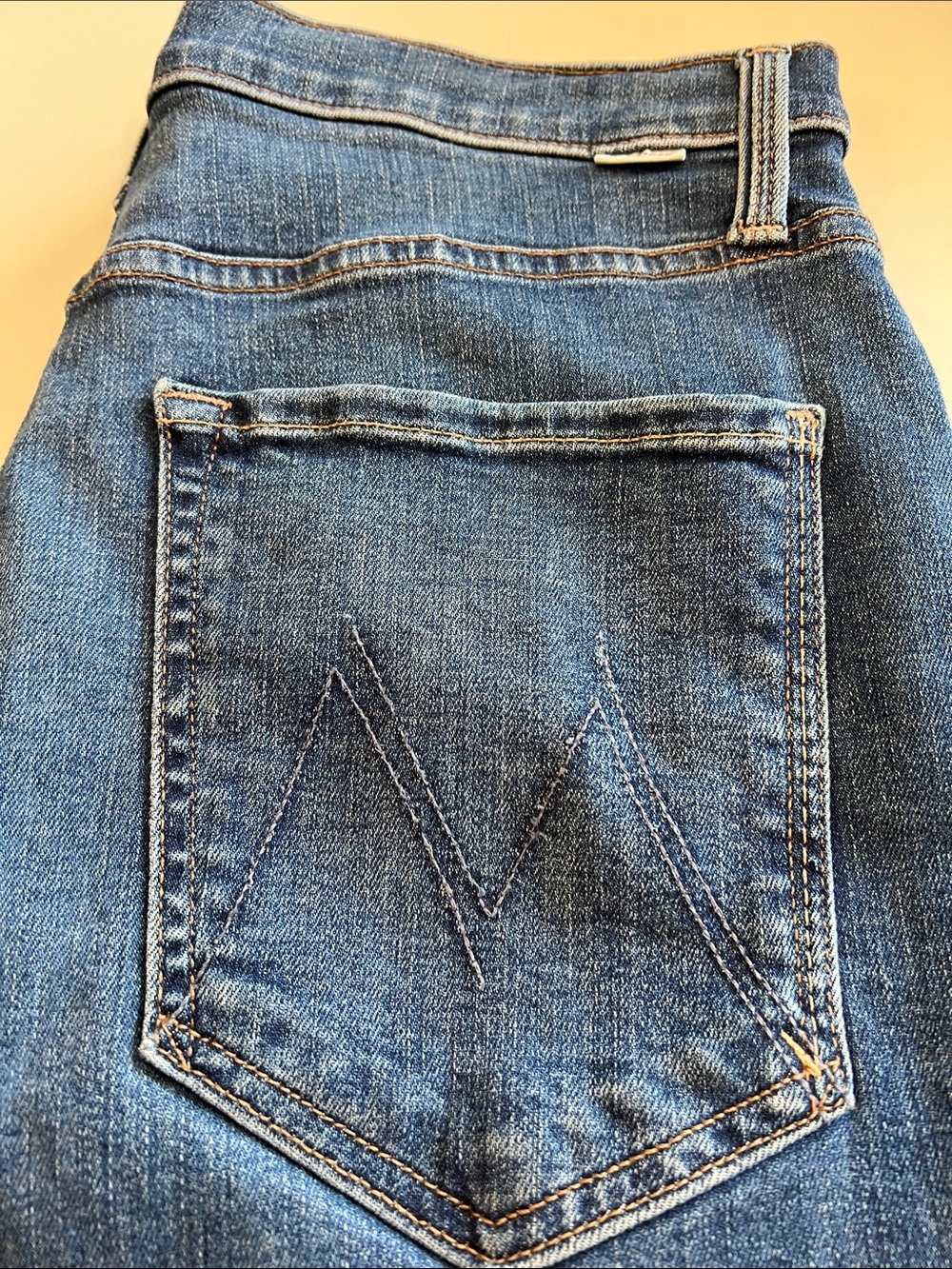 MOTHER - mid rise rider ankle, classic, 30, raw hem - Picture 2 of 8